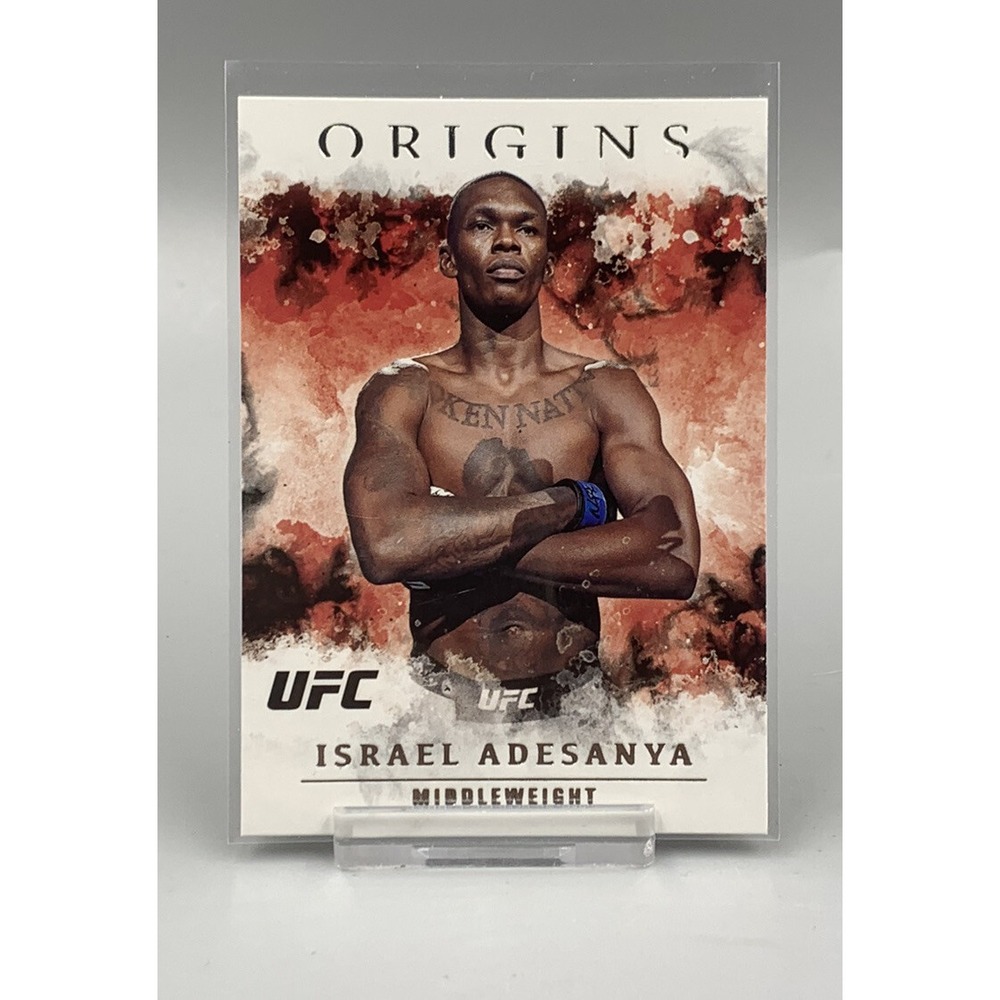 2021 Panini Chronicles UFC #36 ISRAEL ADESANYA BASE ORGINS